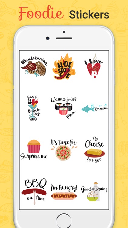 Foodie Stickers Fun screenshot-3