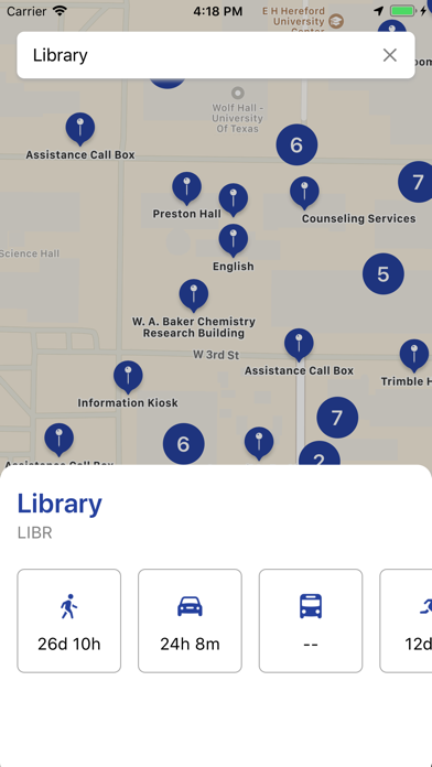 UTA Campus Maps screenshot 3