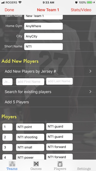 BBallScore screenshot 3