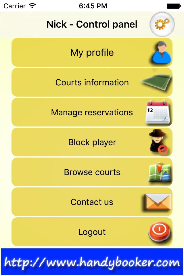 HandyBooker - Tennis Edition screenshot 3
