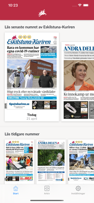 E-tidning Eskilstuna Kuriren