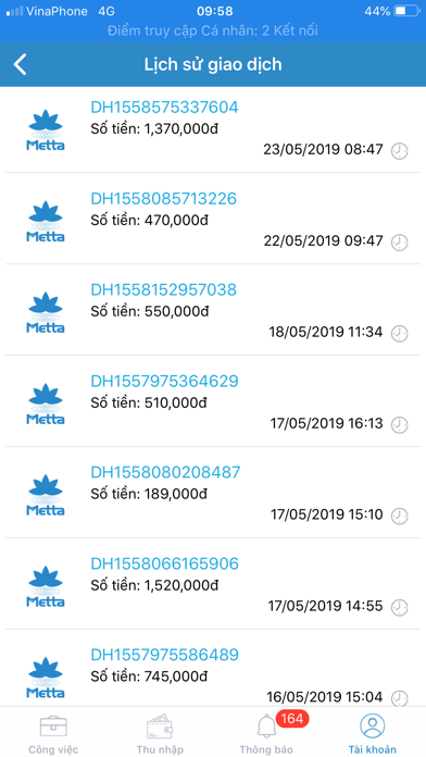 Metta Provider - Nhà cung cấp screenshot 2