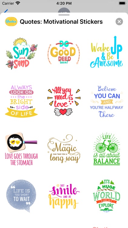 Quotes: Motivational Stickers screenshot-4