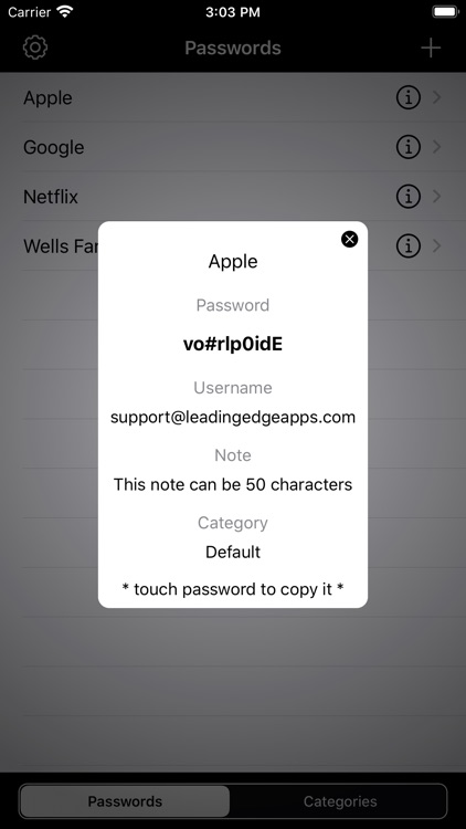 iPW Password Warehouse screenshot-3