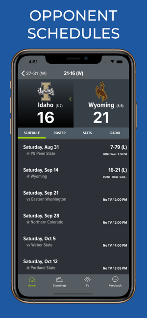 Wyoming Football Schedules(圖8)-速報App