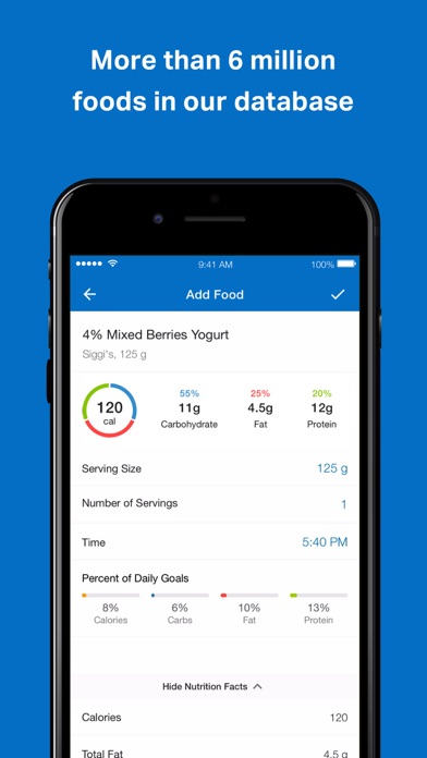 Calorie Counter & Diet Tracker by MyFitnessPal Screenshot 5