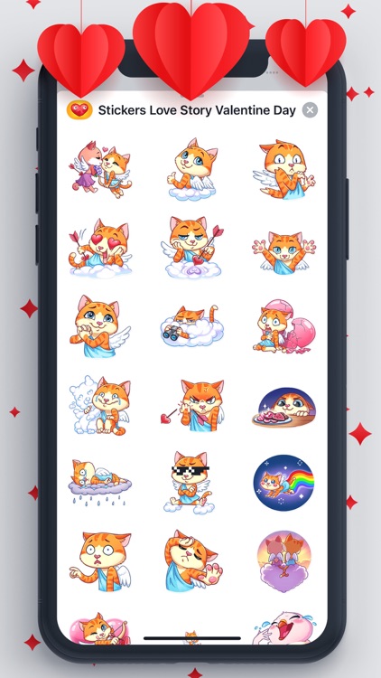 Stickers Love Story Valentine screenshot-3