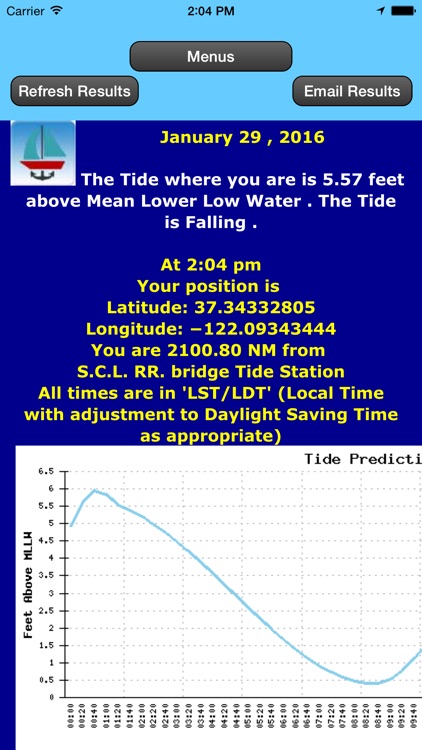 AlaskaTides Hi-Lw Date and GPS