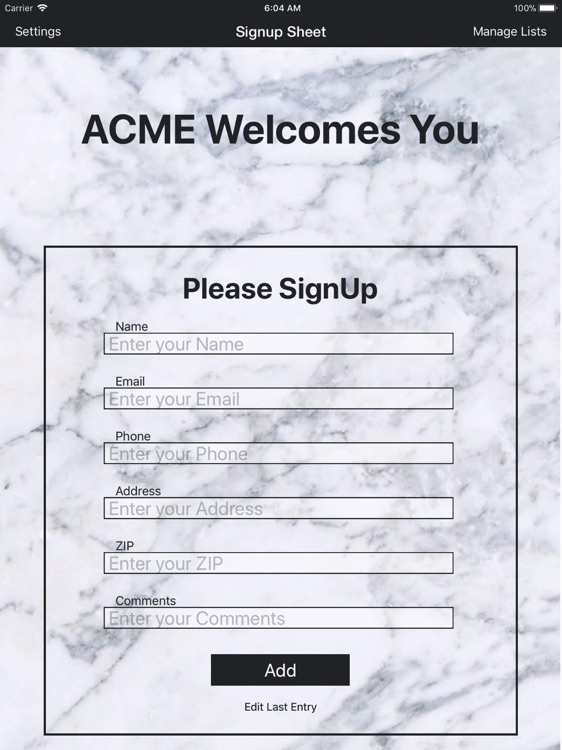 Sign-Up Sheet HD screenshot-8