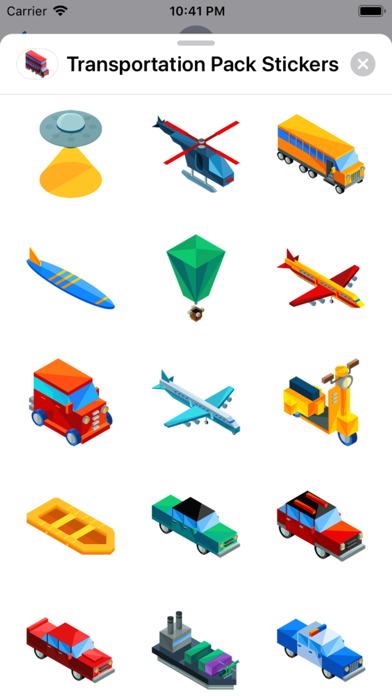 Transportation Pack Stickers Screenshot 1