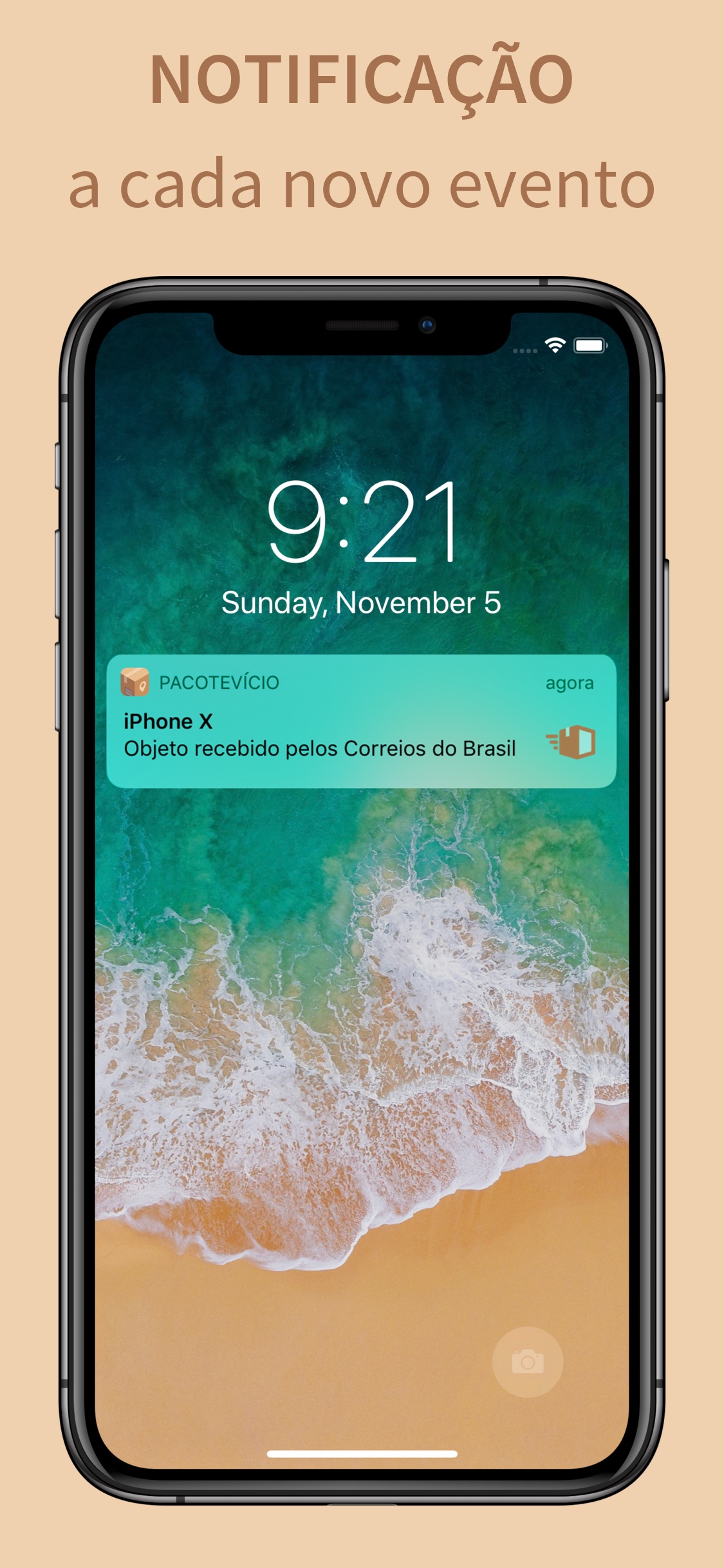 Screenshot do app PacoteVício