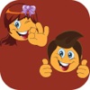 Boy and Girl Stickers Pack