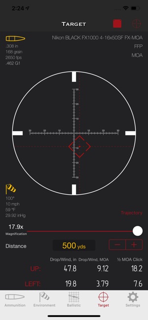 SBC - Ballistic Calculator app