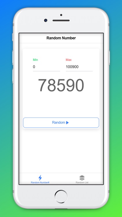 Random Number App Generator