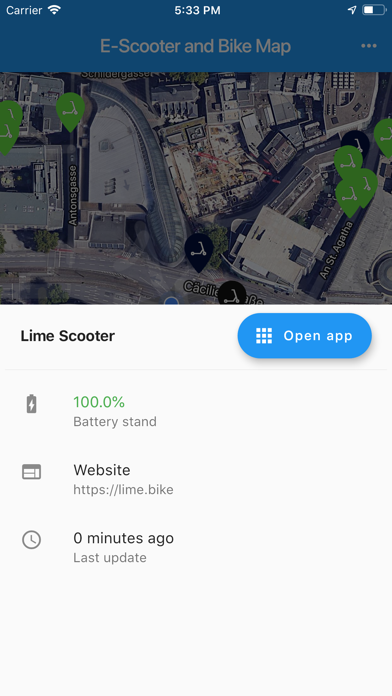 E-Scooter & Bike Map screenshot 2