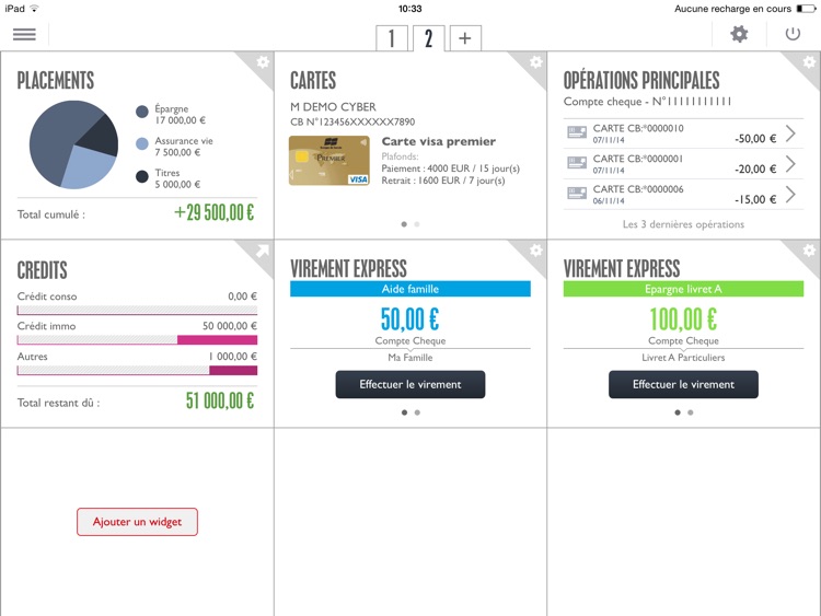 Banque de Savoie pour iPad screenshot-3