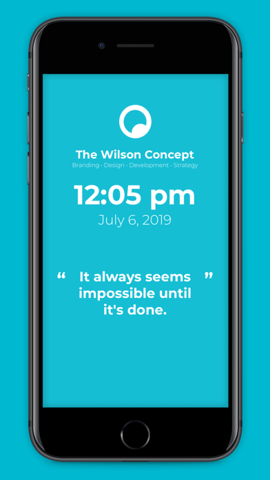 The Wilson Concept Clock screenshot 2