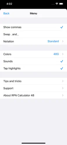 Screenshot 2 RPN Calculator 48 iphone