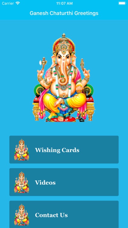 Ganesh Chaturthi Greeting Card