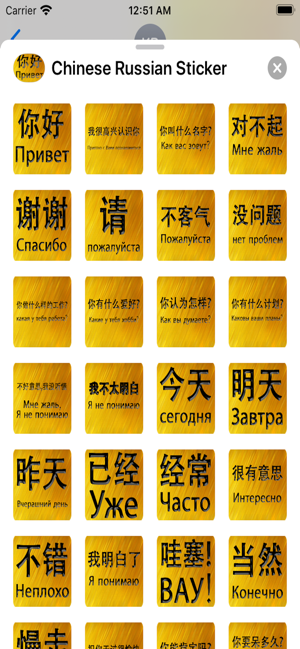 Chinese Russian Sticker(圖7)-速報App