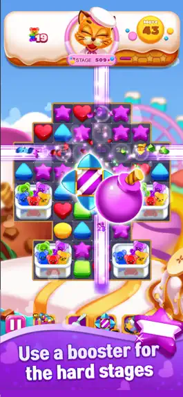 Game screenshot Sweet Cookie World - Match 3 hack