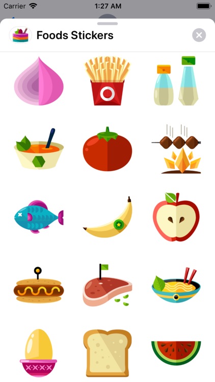 Foods Stickers