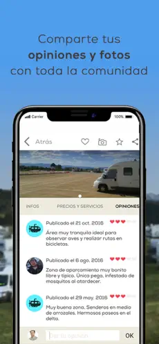 Captura de Pantalla 4 CaraMaps Área de autocaravana iphone