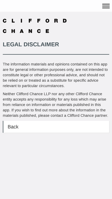 How to cancel & delete Clifford Chance Dawn Raids from iphone & ipad 4