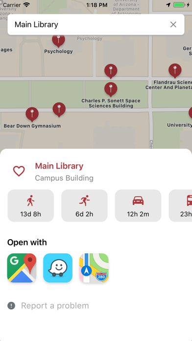 Arizona Campus Maps screenshot 2