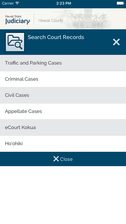 Hawaii Courts Mobile