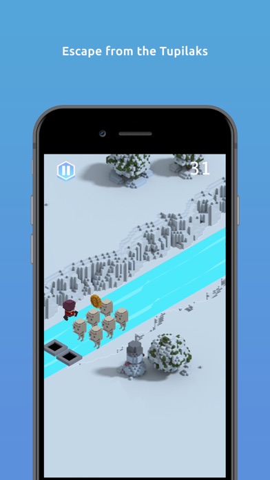 Inuk Arctic 3D running game screenshot 3