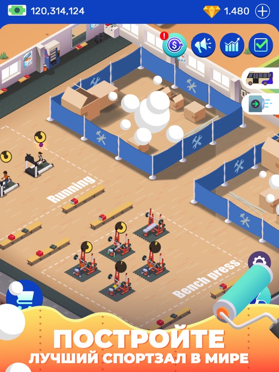 Игра Idle Fitness Gym Tycoon - Game