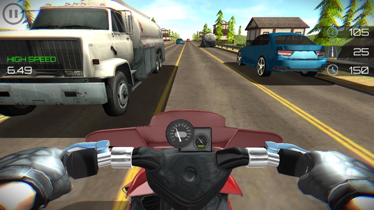 Highway Moto Traffic Rider screenshot-4