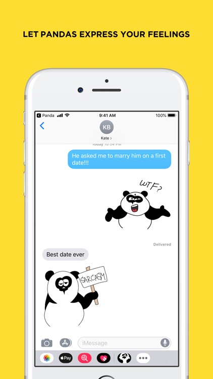 Panda Bear Sticker Collection screenshot-3