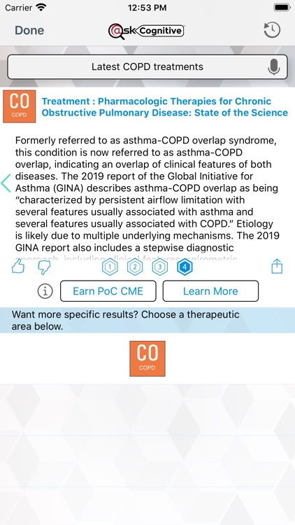 COPD @Point of Care™ screenshot-3
