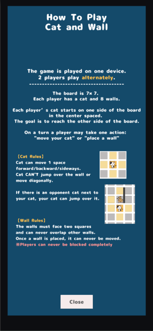 Cat and Wall -Board Game app-(圖2)-速報App