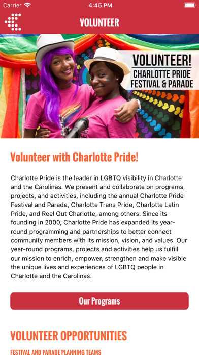 Charlotte Pride screenshot 3