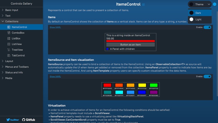 NoesisGUI Controls Gallery screenshot-4