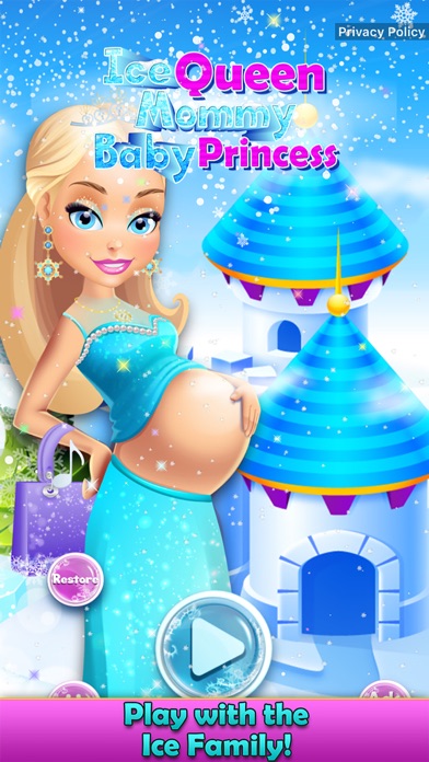 Ice Queen Mommy Baby Princess