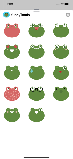 Fun toad stickers - frog emoji(圖1)-速報App