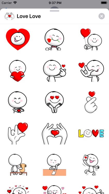Love Love Stickers