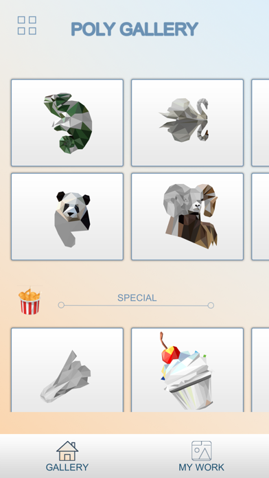 screenshot of Poly Panda - Jigsaw Art 3