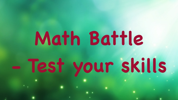 Math Battle - Test your skills screenshot-5