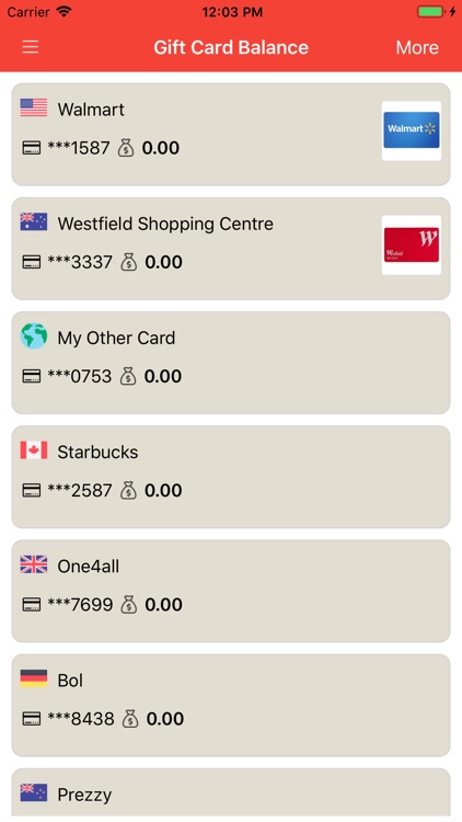 Gift Card Balance By Qikan Fang