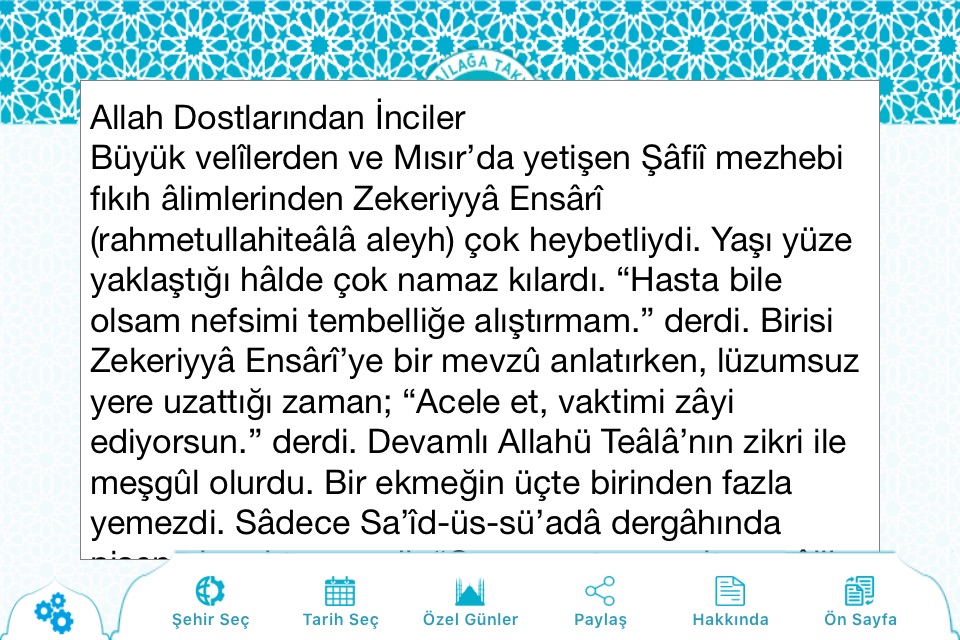 İsmailağa Takvim screenshot 2