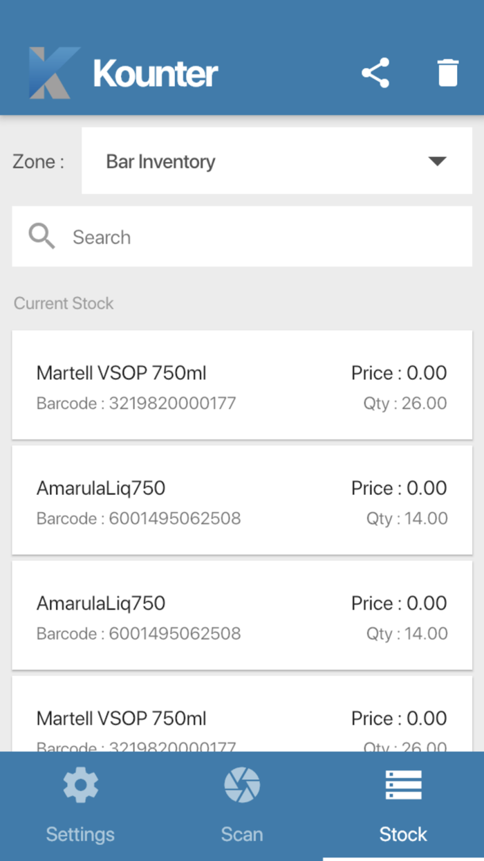 Kounter Inventory Solution