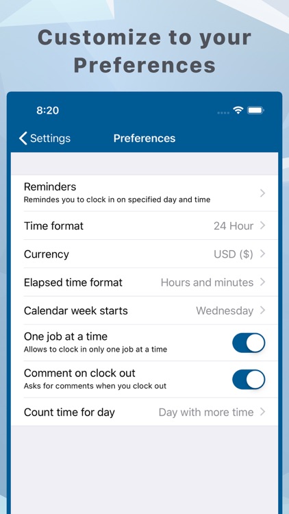 Hours and Pay Tracker: TimeLog screenshot-4