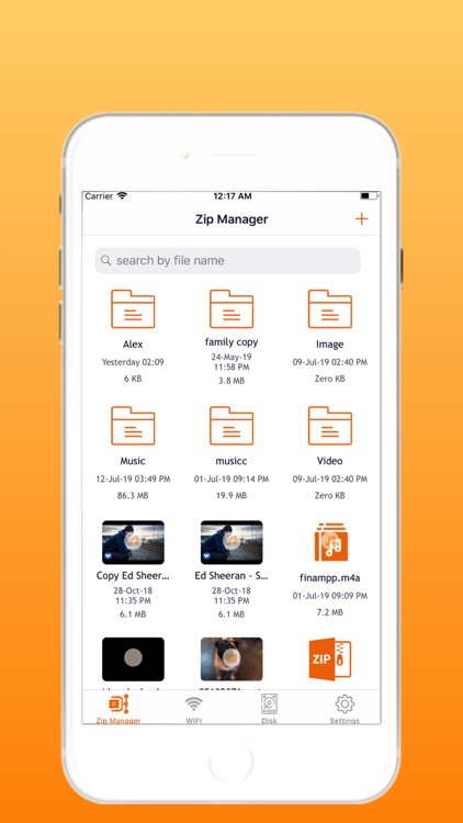 Zip Password and file Wireless