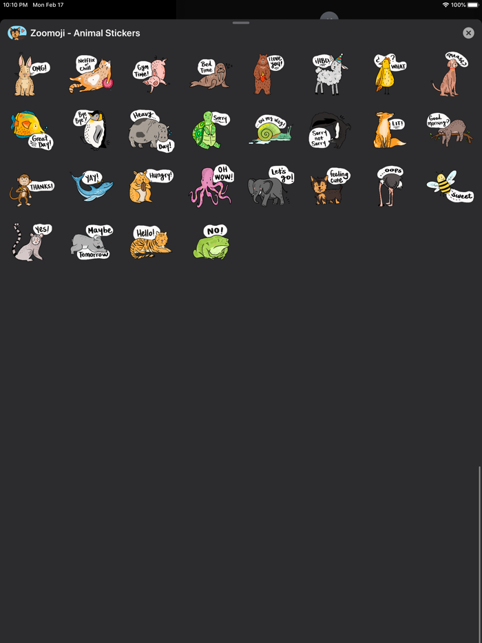 Zoomoji - Animal Stickers