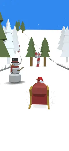 Xmas Santa Mad Sleigh Run - Screenshot 4